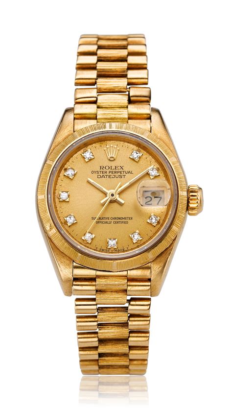 gold diamond rolex women& 39|Rolex lady Datejust bezel.